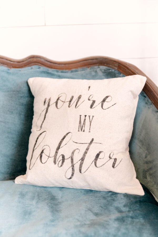 "You're My Lobster" Friends Pillow