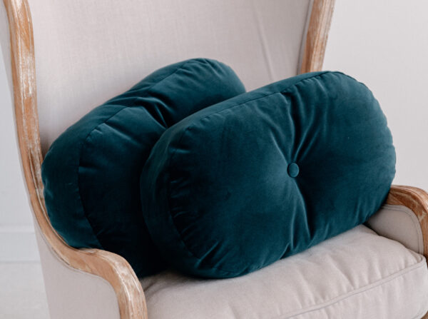 Black Velvet Oblong Pillows