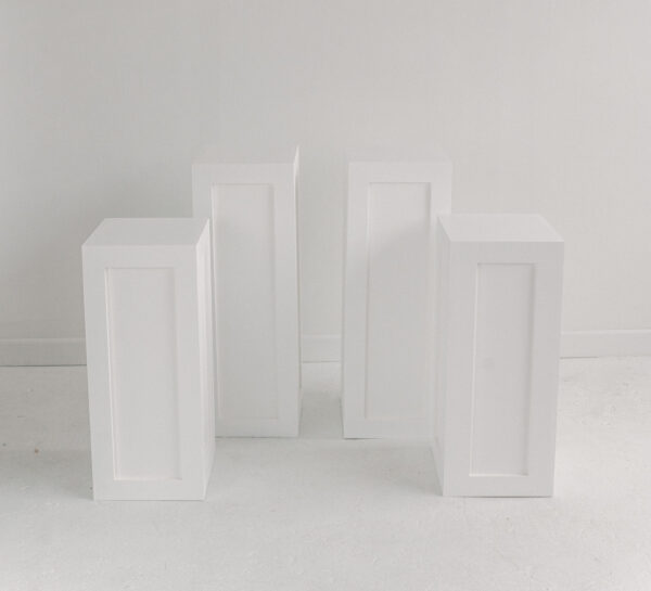 White Column Collection (includes four)