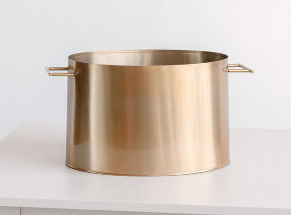 Gold Metal Champagne Bucket