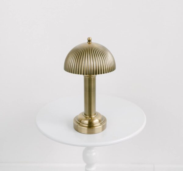 Gold Art Deco Modern LED Tablelamp