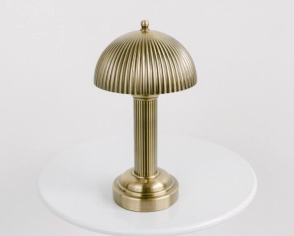 Gold Art Deco Modern LED Tablelamp