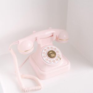 Pink Retro Audio Message Book Phone