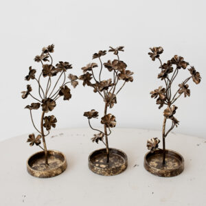 Metal Flower Accent (3 Available)