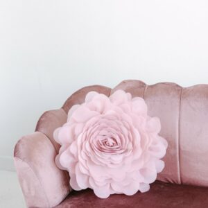Pink Flower Pillow (2 available)