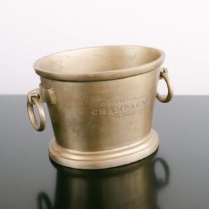 Engraved Brass Champagne Bucket